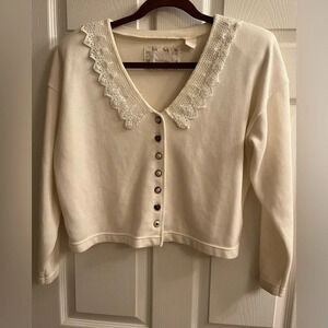 👌👌VIVRE~ HEAVY CROPPED~-BLOUSE/SWEATER~M